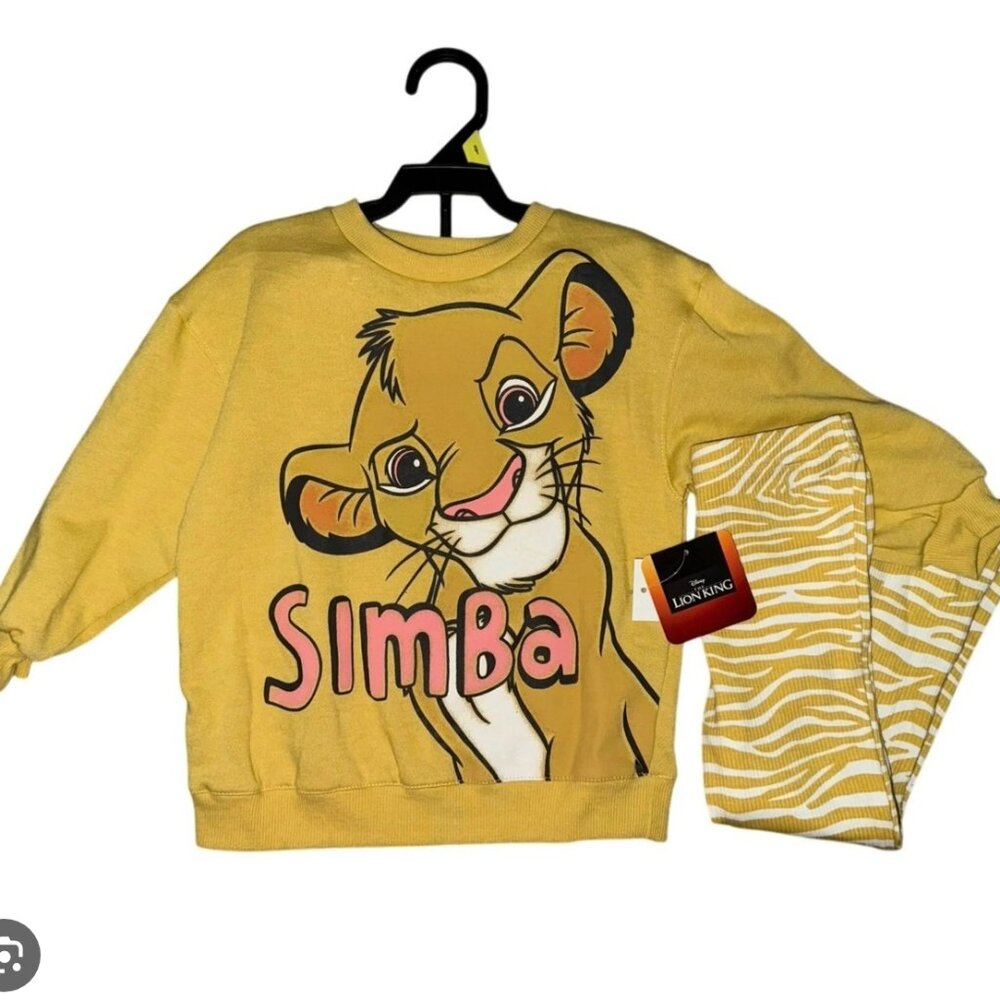 Disney The Lion King Simba Graphic Sweatshirt and Leggings 3T